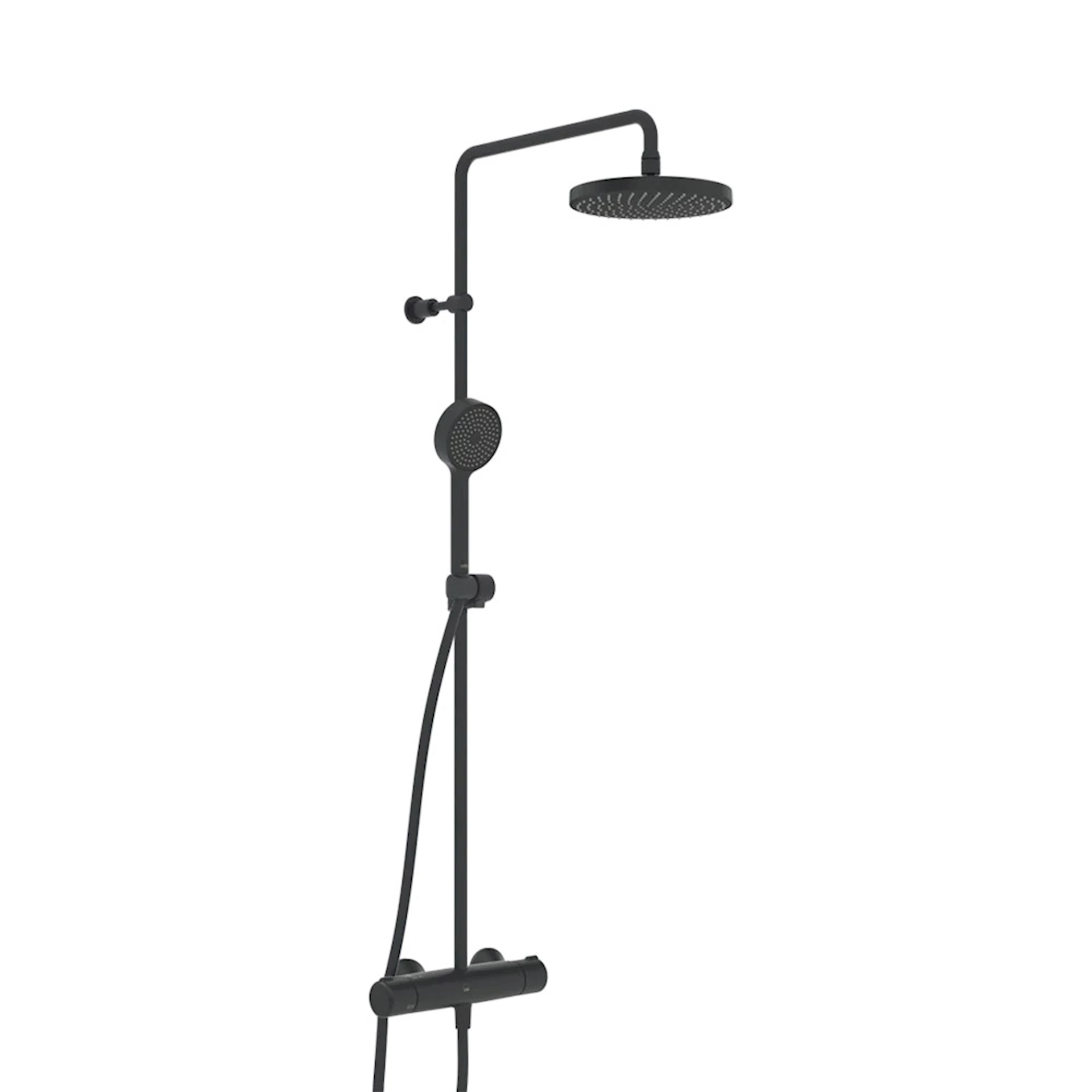 NRF4202683 - Oras Nova 7402C-33 rain shower dusjsystem, sort matt - 